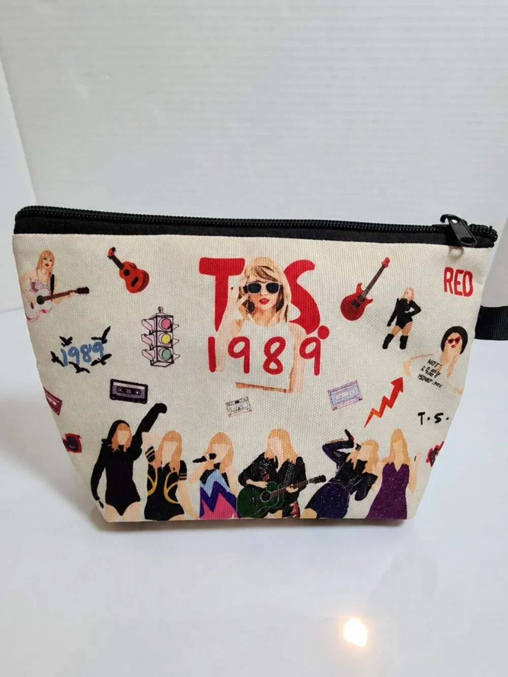Taylor Swift Eras 1989 Canvas Makeup Bag